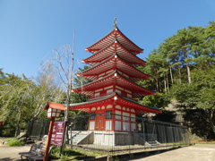 富士浅間神社の五重塔
