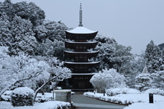 雪の五重塔5