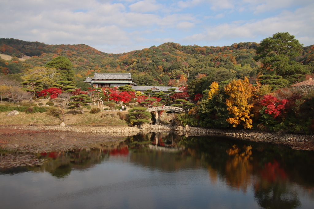 毛利庭園紅葉