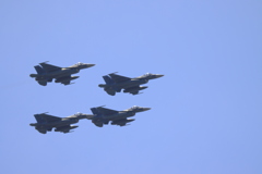 F-2　４機編成飛行