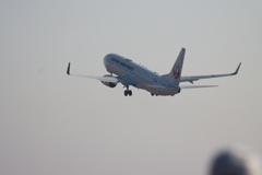 JAL機離陸3