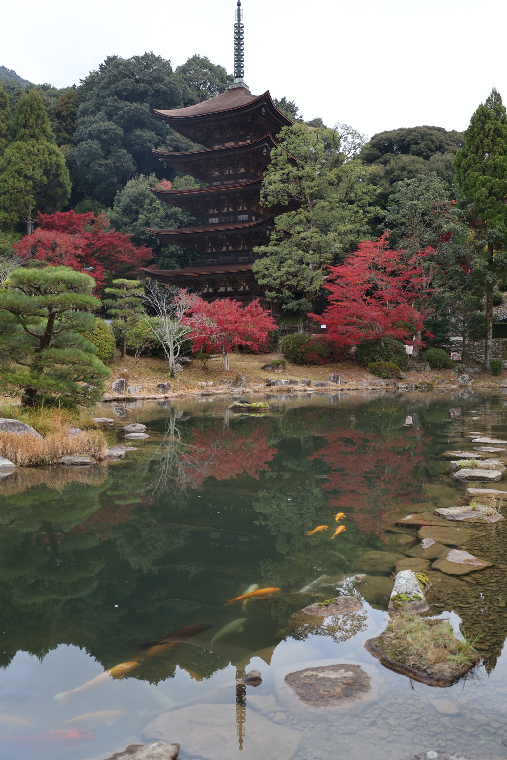 五重塔紅葉