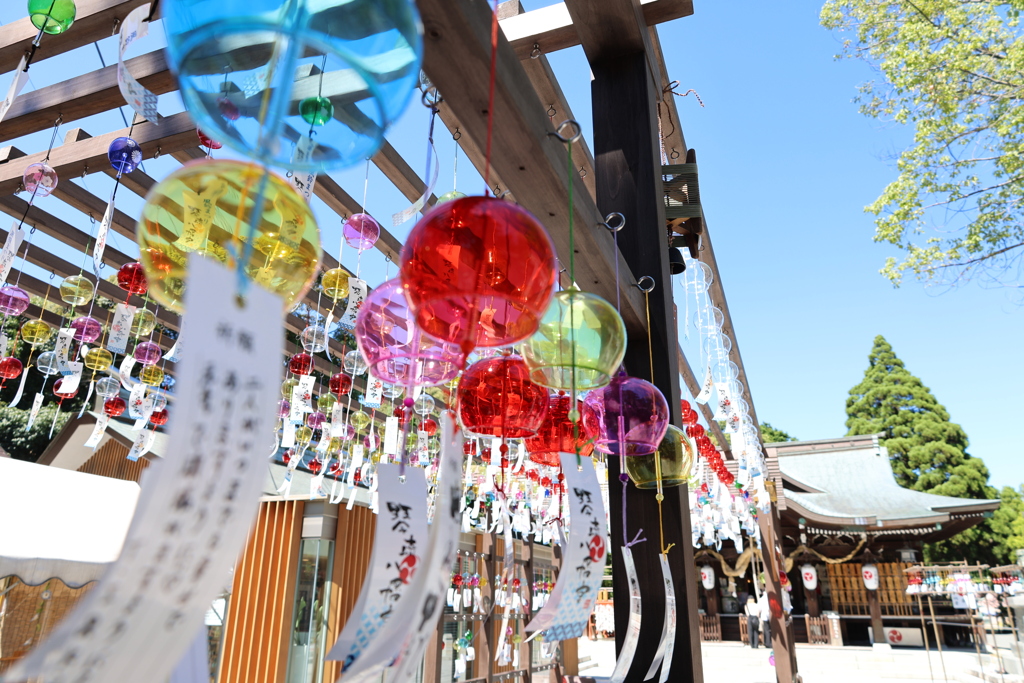 琴崎八幡宮の風鈴3