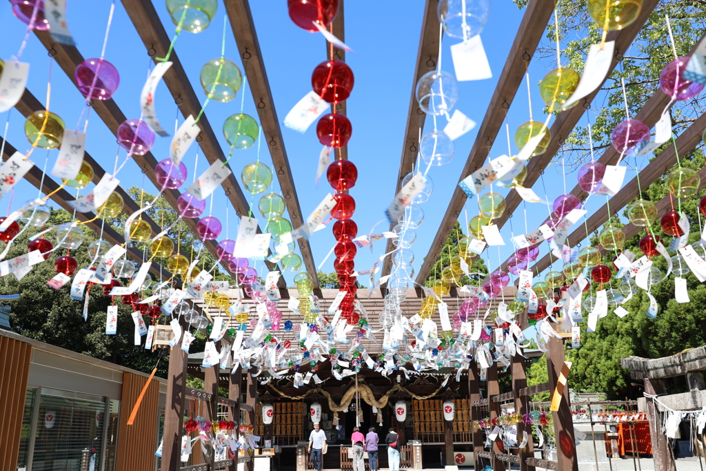 琴崎八幡宮の風鈴5