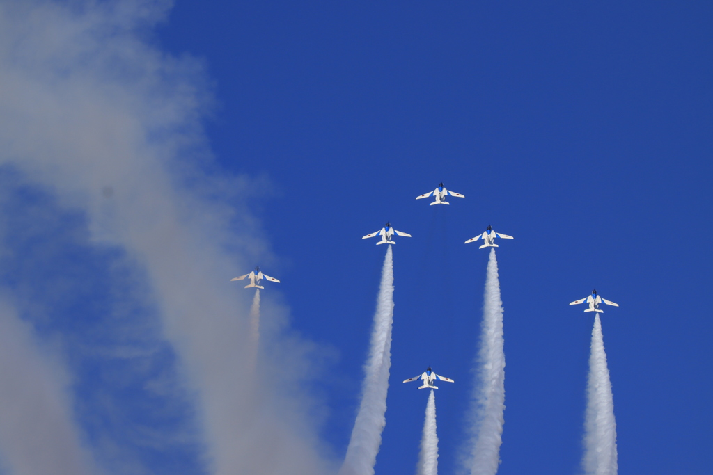 築城基地航空祭ブルーインパルス曲技飛行8