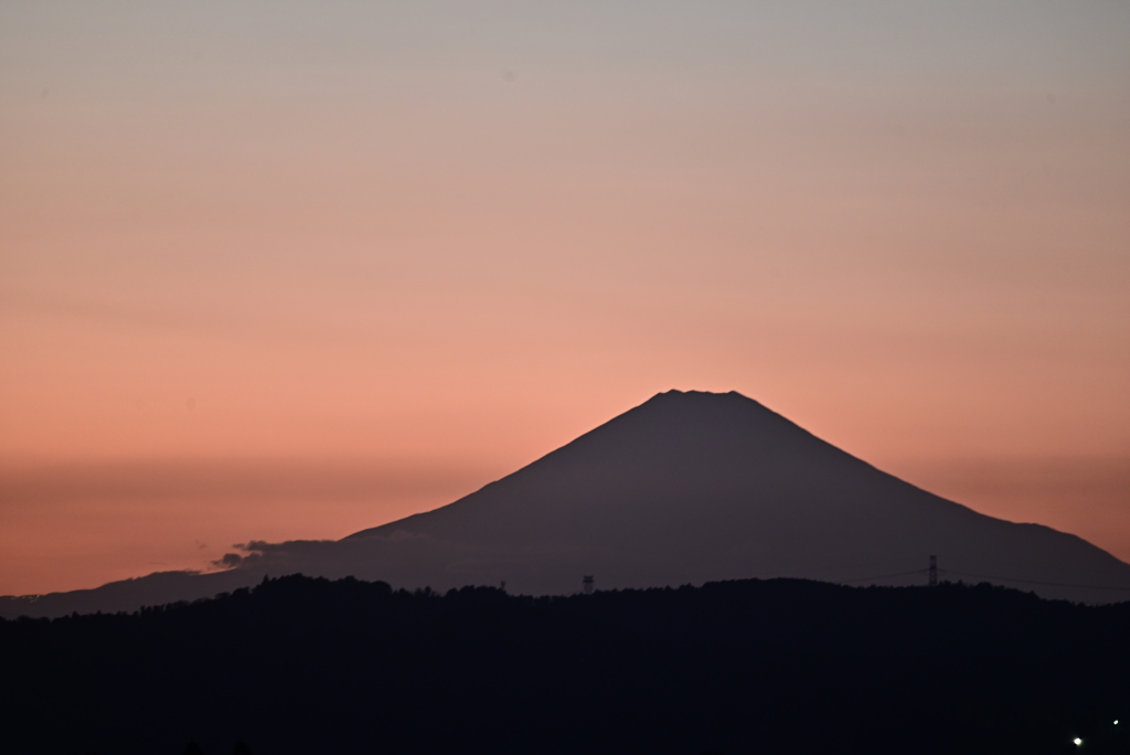 夕富士