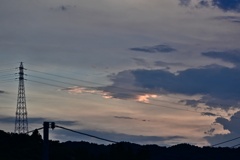 夏の夕空