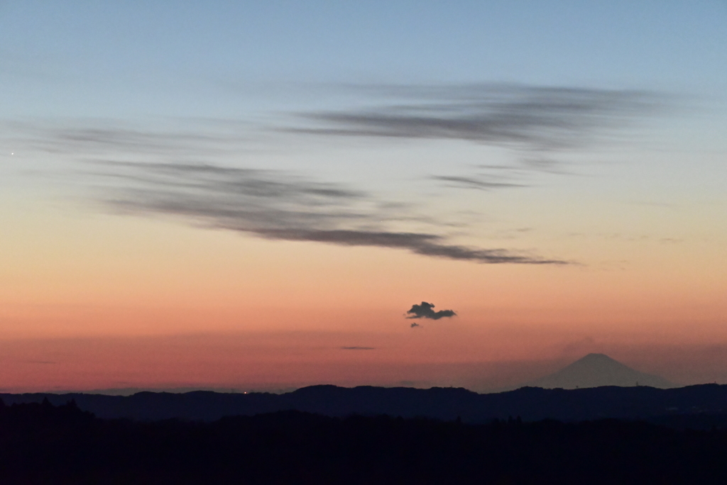 黄昏の空
