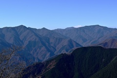 雲取山と鷹ノ巣山