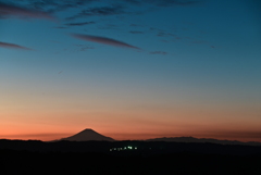 夕空のグラデーション