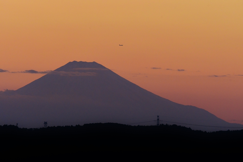 富士山と飛行機 Ⅲ