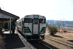 男鹿色のキハ40