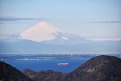 東京湾と富士