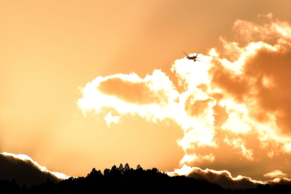 夕空の彼方へ