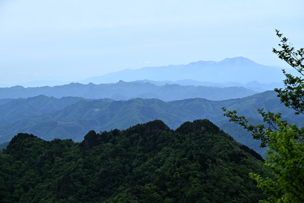 両神山から浅間山