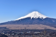 杓子山からの壮麗富士