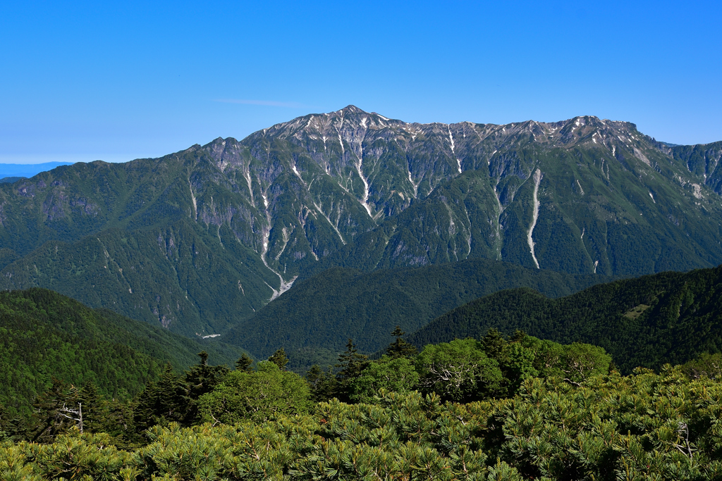 飛騨の山