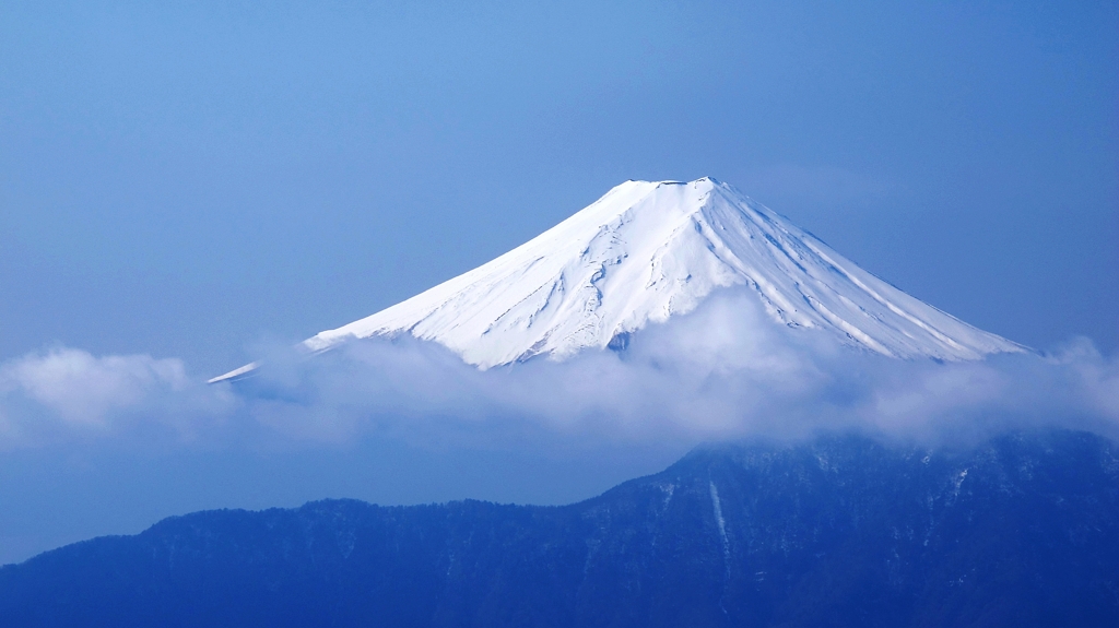 静穏な富士