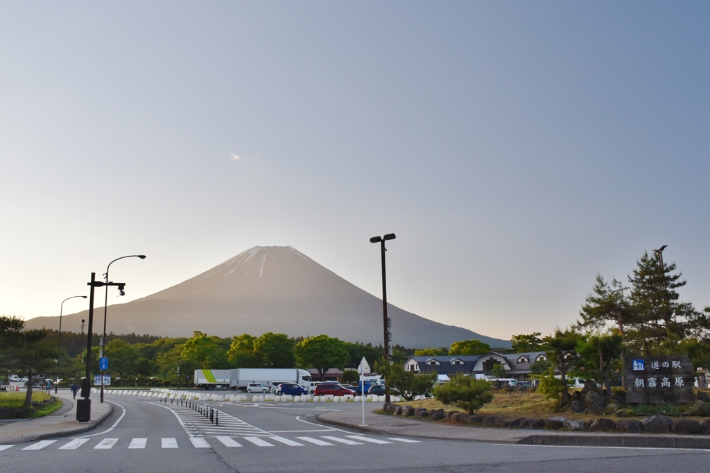 朝霧高原の富士