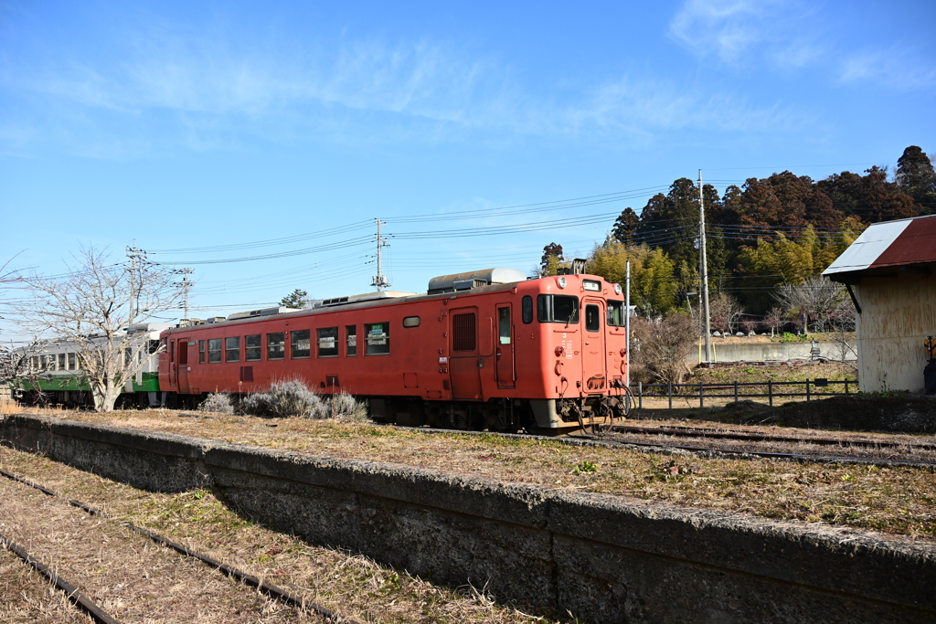 出発するキハ40