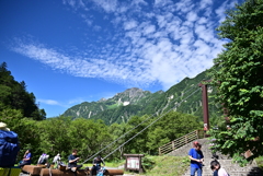 奥上高地・横尾にて