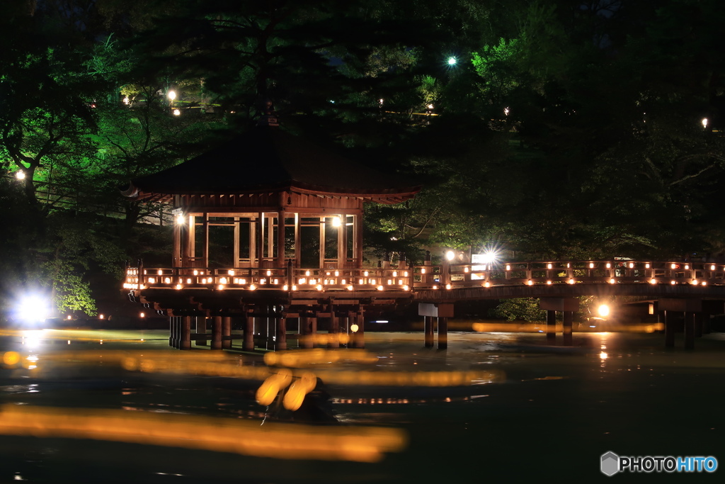浮見堂夜景