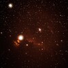 オリオン座　燃木星雲(NGC2024)  馬頭星雲(IC434)