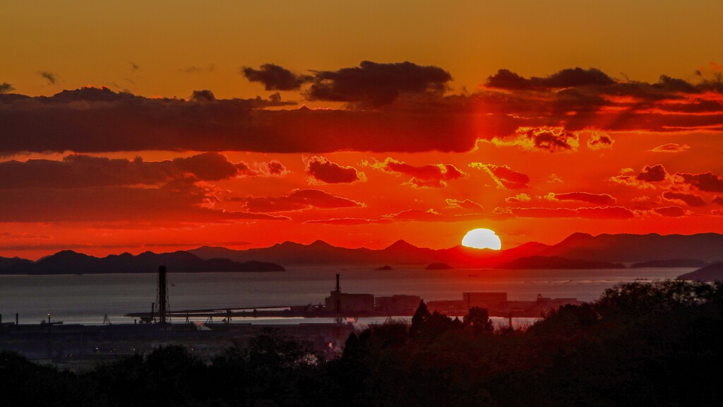 瀬戸の夕陽①