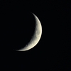 D80mm 屈折鏡筒の直接焦点で撮影した月(10/10)