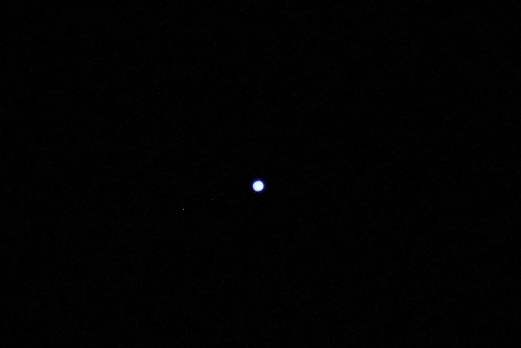D80mm 屈折鏡筒の直接焦点で撮影した木星(10/10)