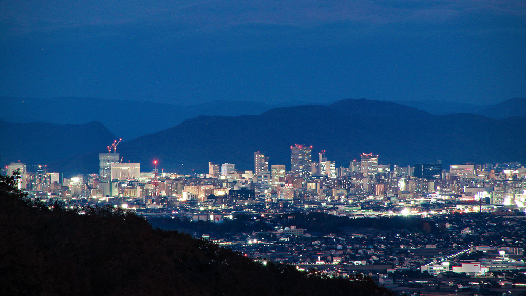 岡山市街夜景