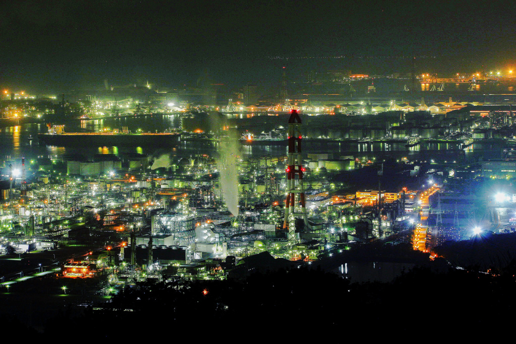 水島の工場夜景 ②