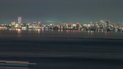 対岸からの高松市街夜景