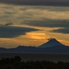 開聞岳の夕景