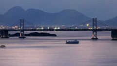 南備讃瀬戸大橋 (夜景)