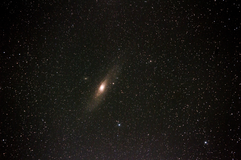 アンドロメダ銀河を初めて撮りました！