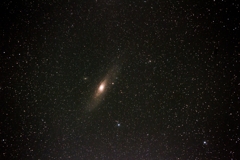 アンドロメダ銀河を初めて撮りました！