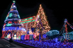 クラレ岡山事業所のイルミネーションです！①