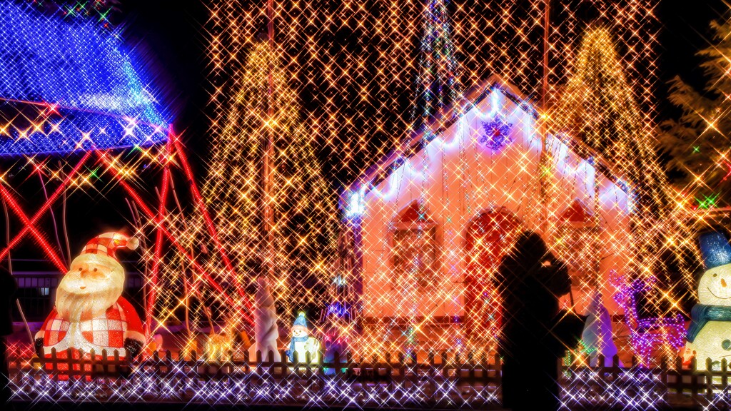 クラレ岡山事業所のイルミネーションです！③