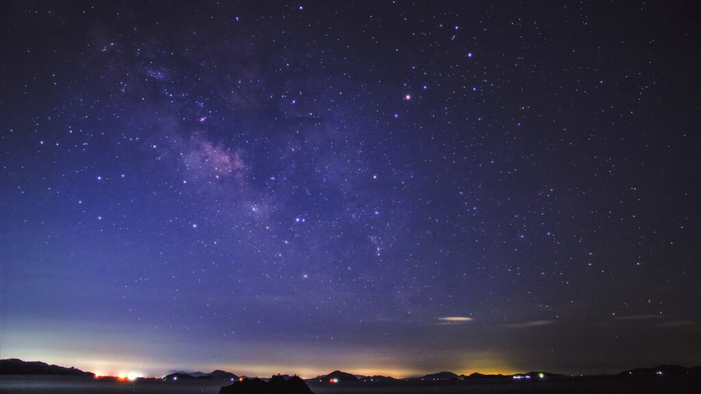 瀬戸内の夜空