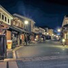 夜の美観地区 本町通り！