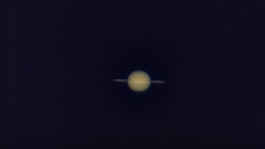土星の輪が細くなってます(10月初旬撮影)