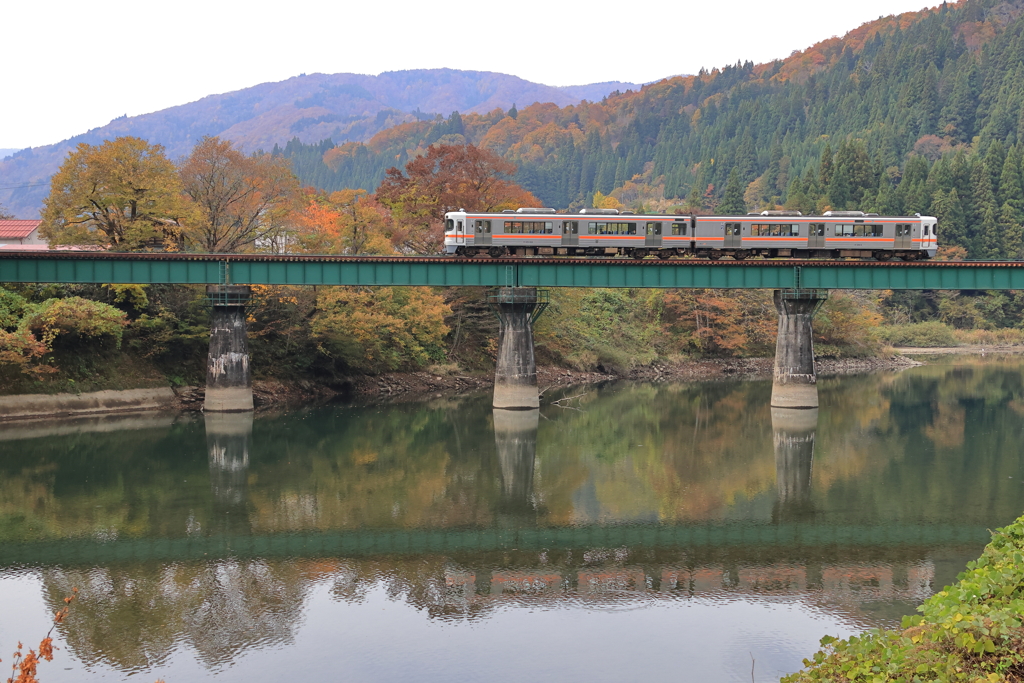 高山線の紅葉