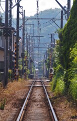 江ノ島電鉄の線路