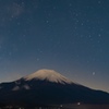 夜の富士山