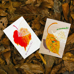 シリーズ落葉 /「落葉の上のおちば」3