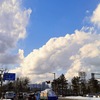 みちのくの冬の青空