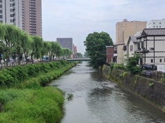 秋田市の流れ〜旭川〜