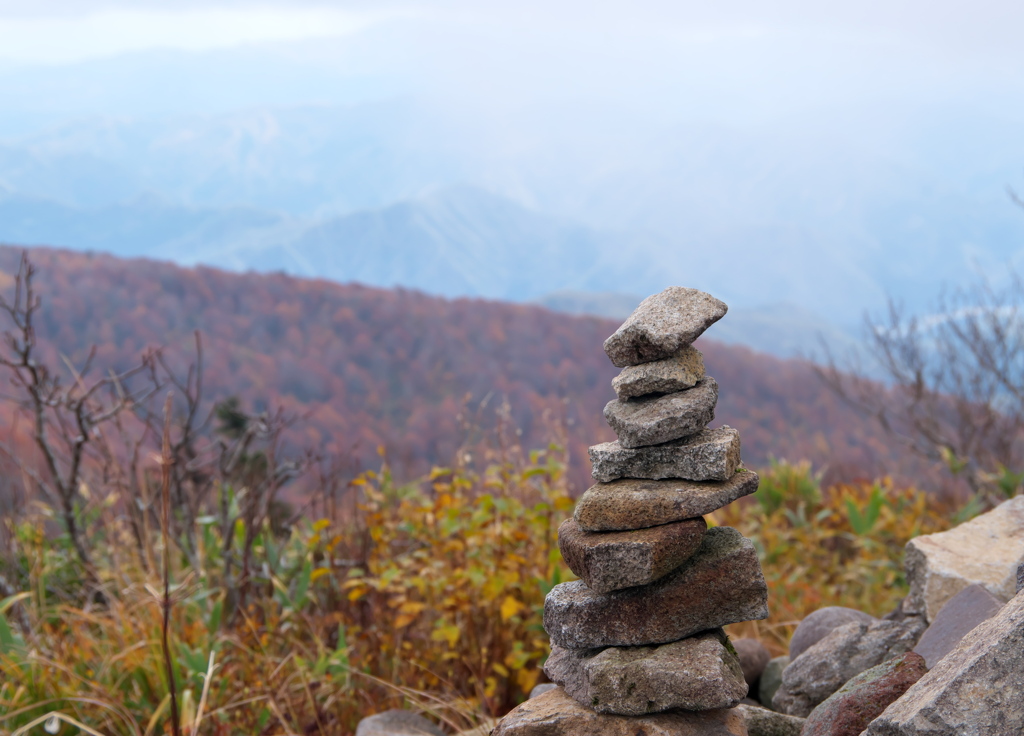 森吉山のケルン