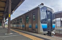 五能線能代駅上り一番列車